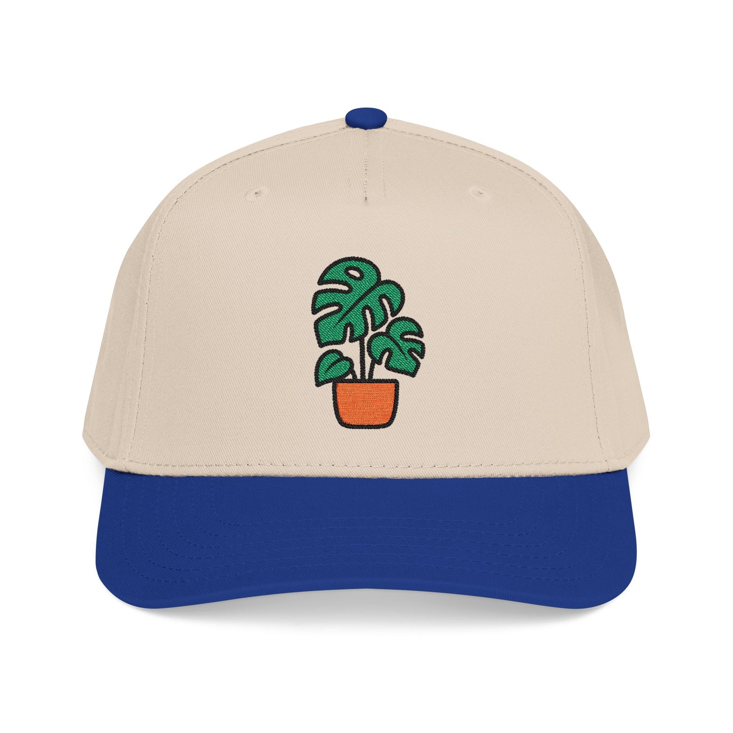 Monstera Mood Embroidered Hat - Plant Lover Gift