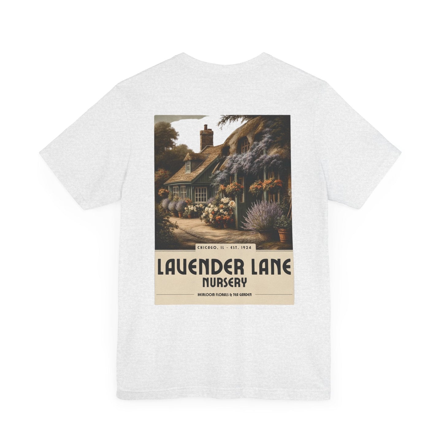 Printify T-Shirt Ash / S Lavender Lane Nursery Vintage Tee | Heirloom Floral T-Shirt