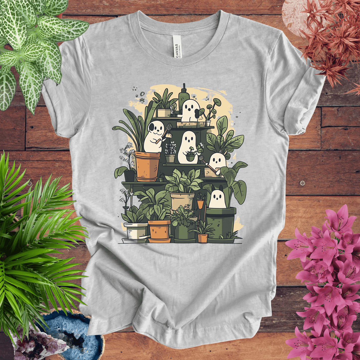 Printify T-Shirt Athletic Heather / S Ghost Gardener - Always Growing T-Shirt