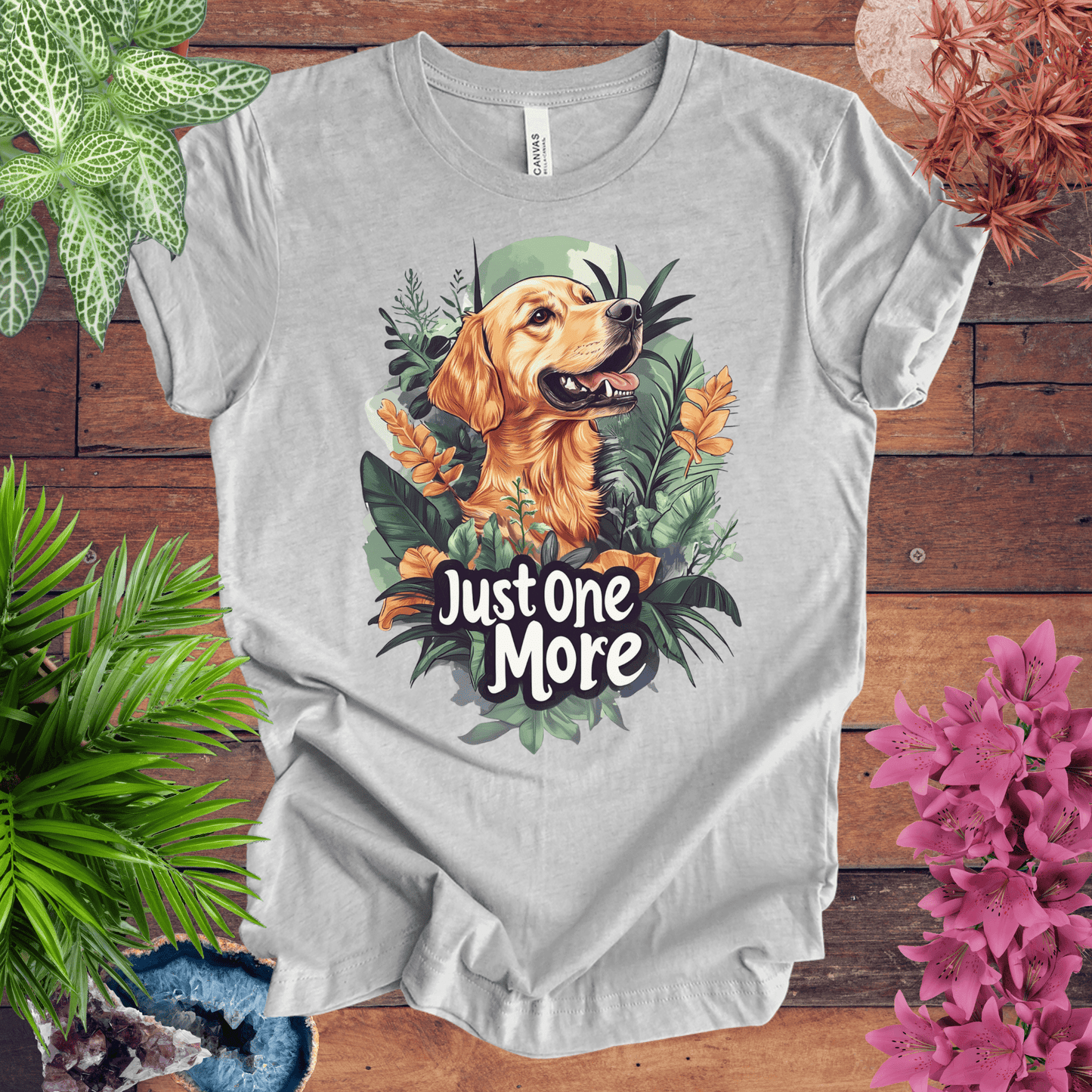 Printify T-Shirt Athletic Heather / S Just One More - Labrador Retriever Edition T-Shirt