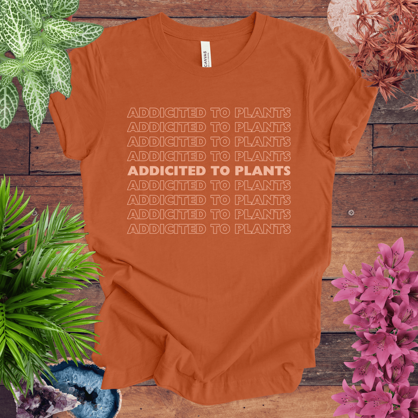 Printify T-Shirt Autumn / S Addicted to Houseplants T-Shirt