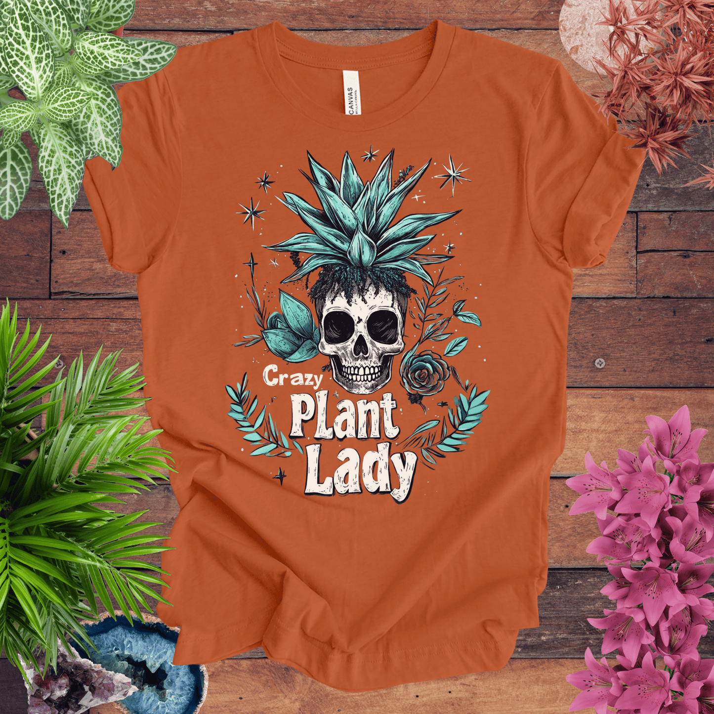 Printify T-Shirt Autumn / S Crazy Plant Lady T-Shirt