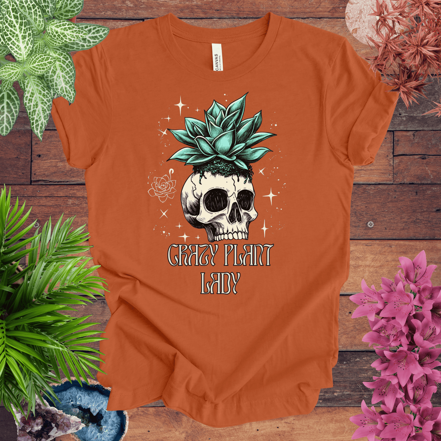 Printify T-Shirt Autumn / S Crazy Plant Lady T-Shirt