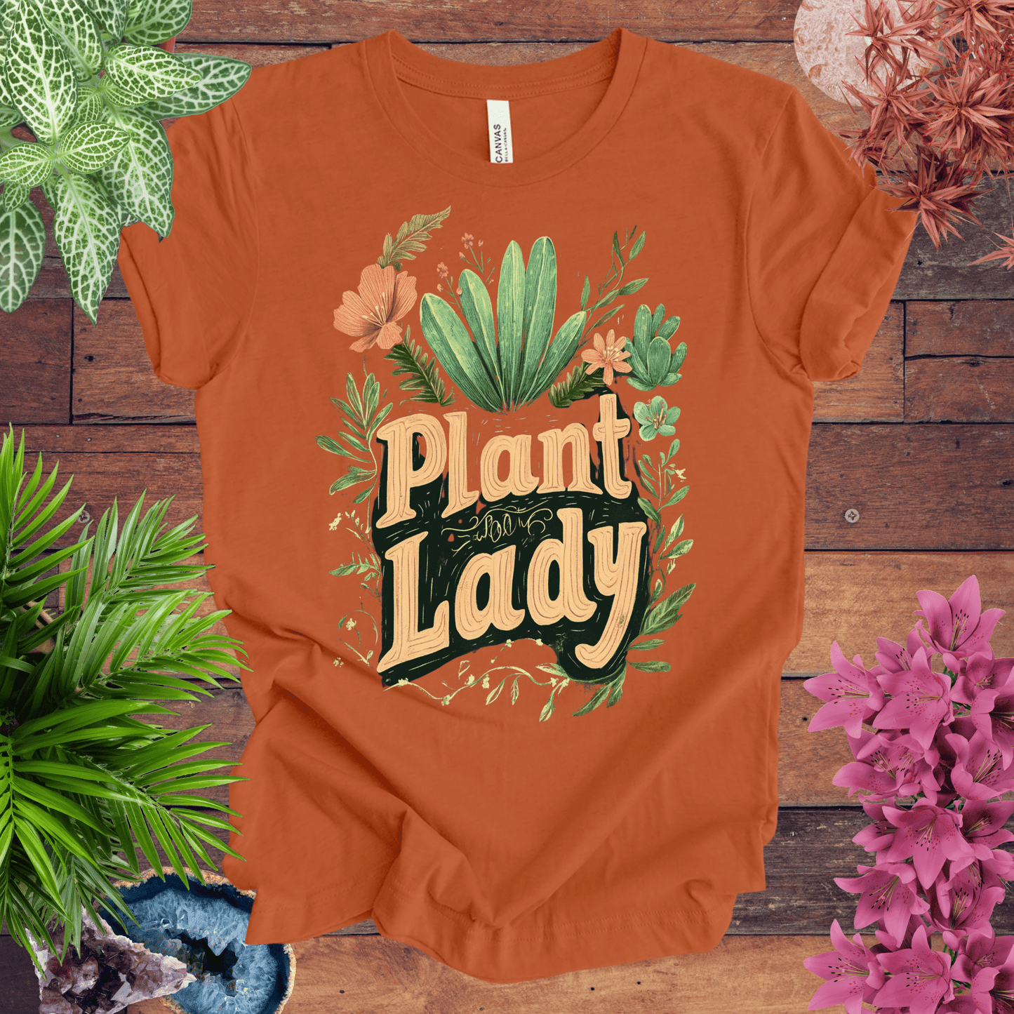 Printify T-Shirt Autumn / S Plant Lady T-Shirt