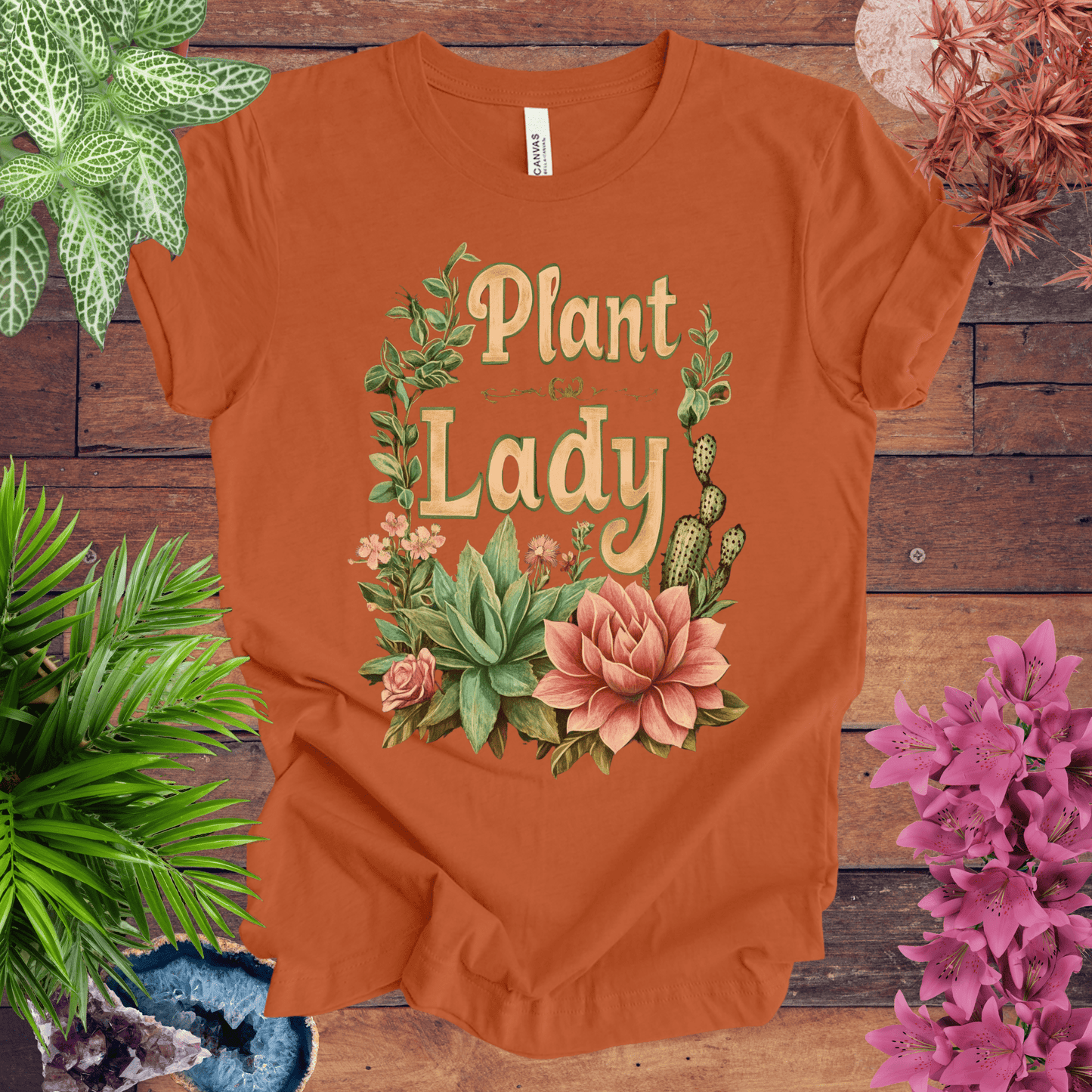 Printify T-Shirt Autumn / S Plant Lady T-Shirt