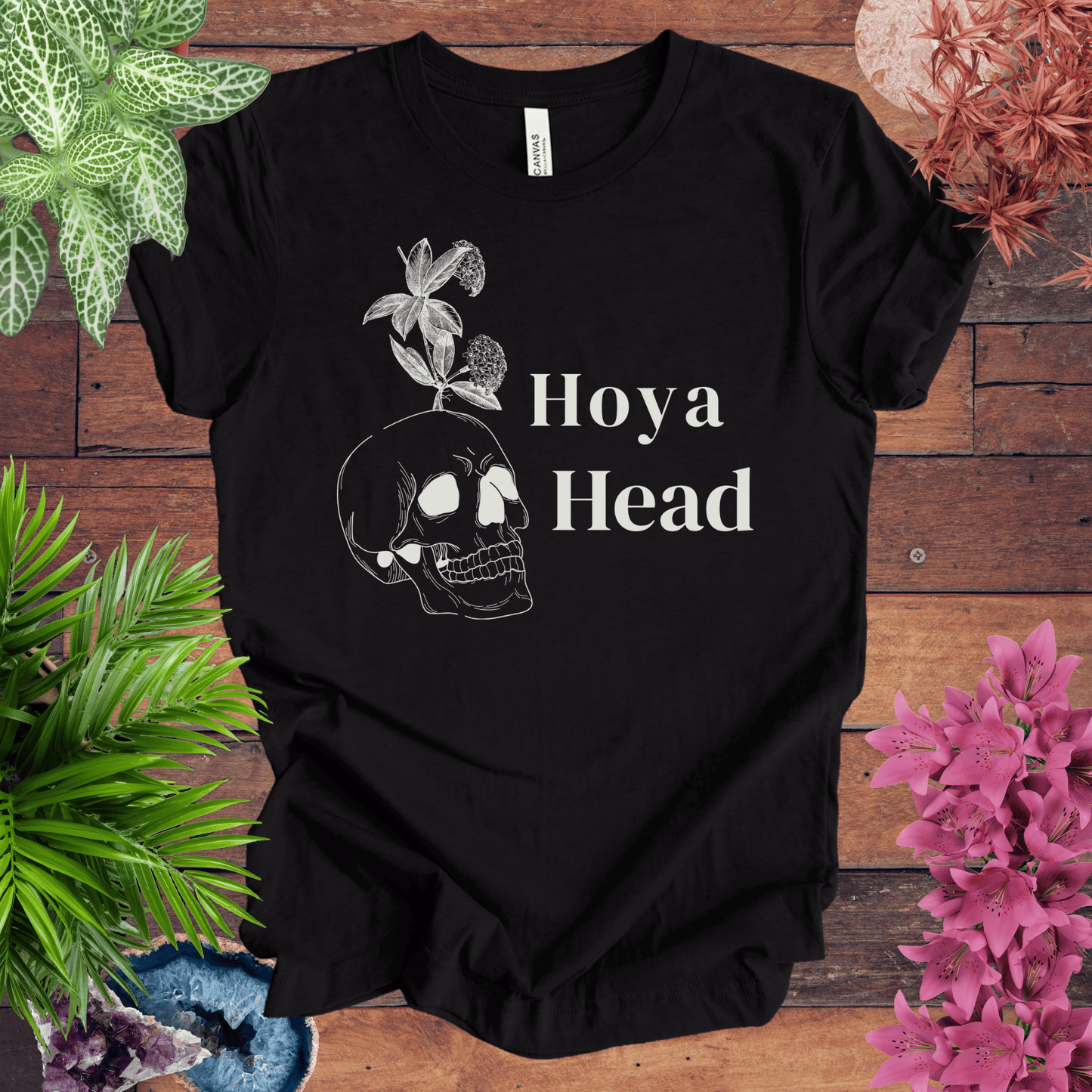 Printify T-Shirt Black Heather / S Hoya Head T-Shirt