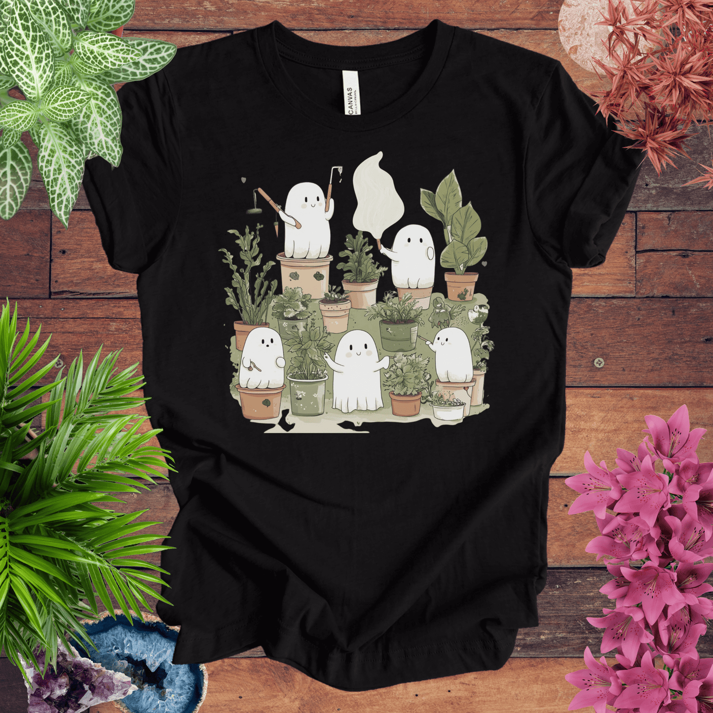Printify T-Shirt Black Heather / S Phantom Plant Parent T-Shirt