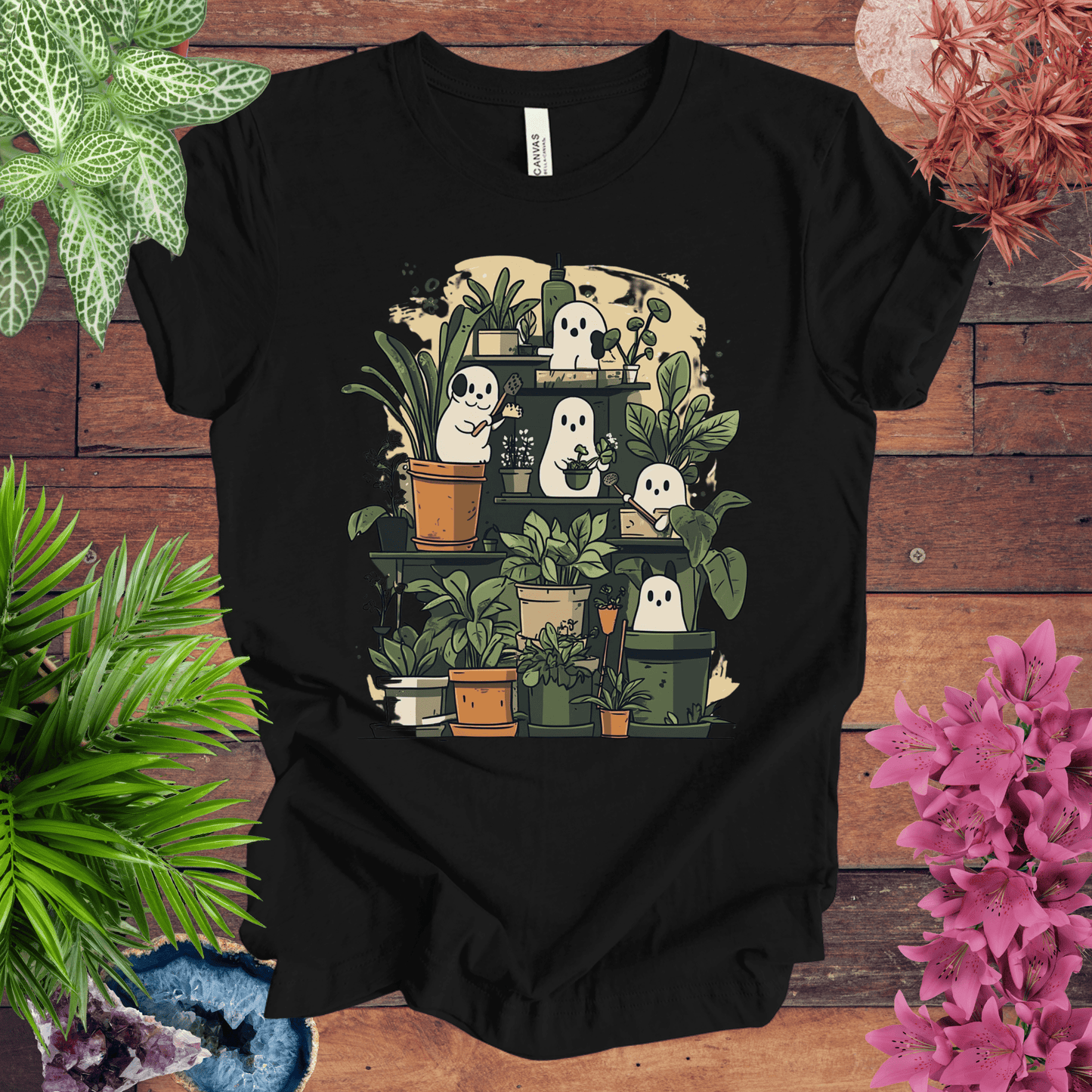 Printify T-Shirt Black / S Ghost Gardener - Always Growing T-Shirt