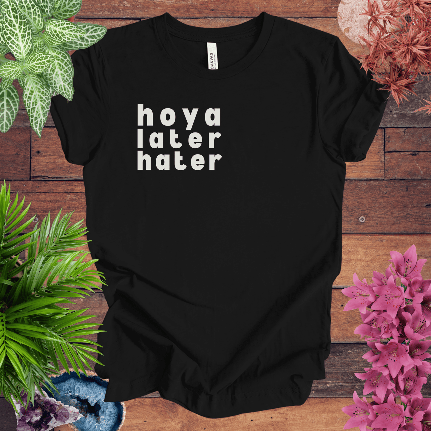 Printify T-Shirt Black / S Hoya Hater Later T-Shirt
