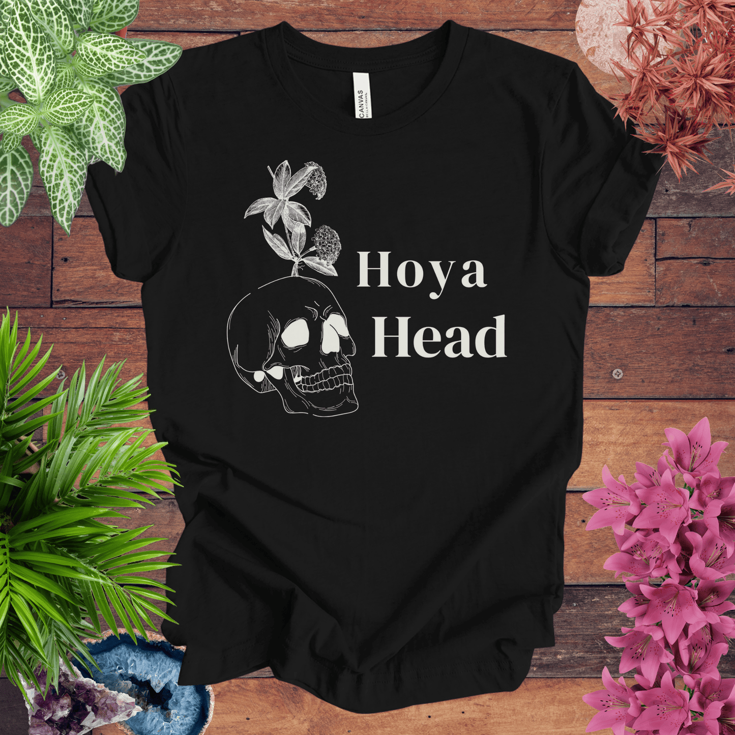 Printify T-Shirt Black / S Hoya Head T-Shirt