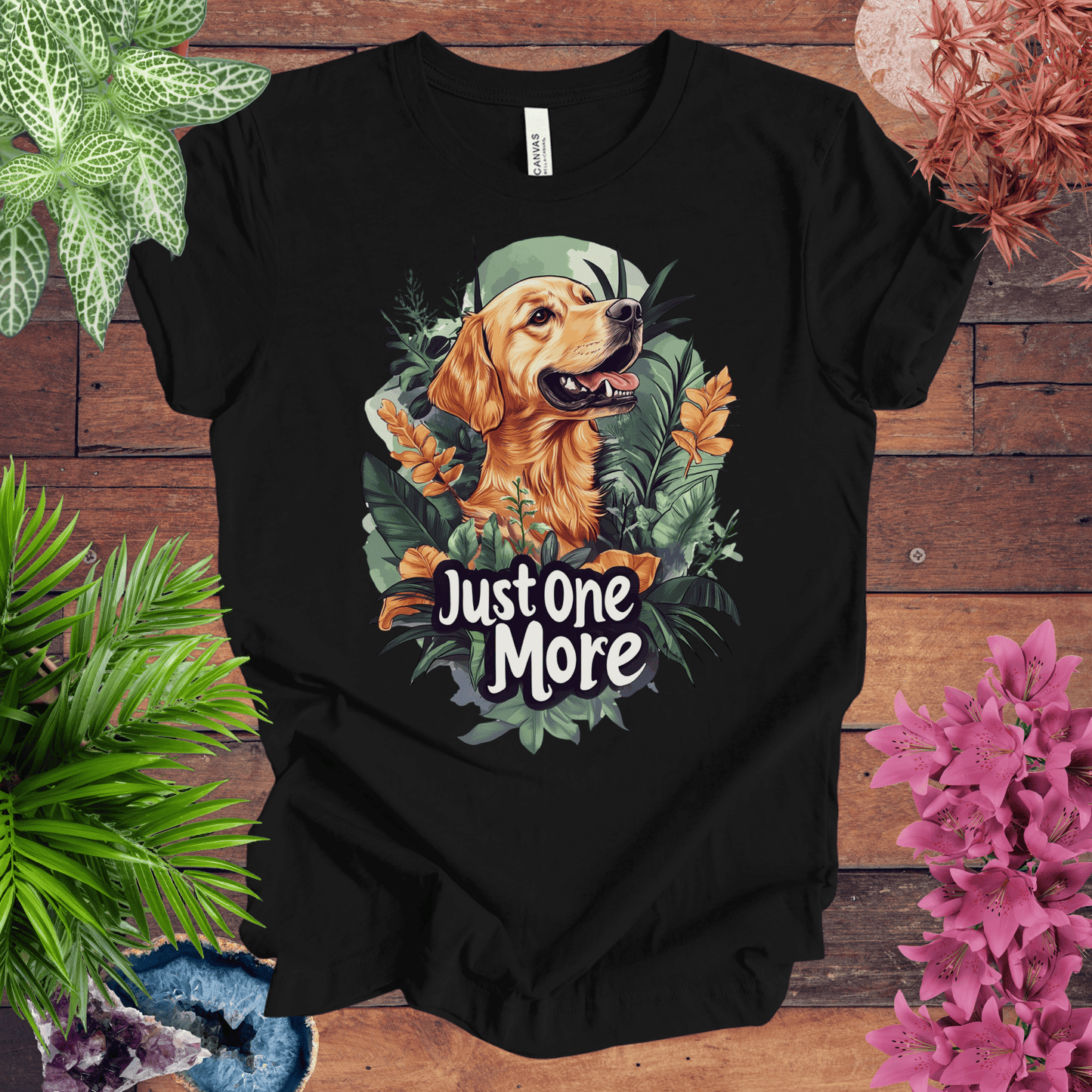 Printify T-Shirt Black / S Just One More - Labrador Retriever Edition T-Shirt