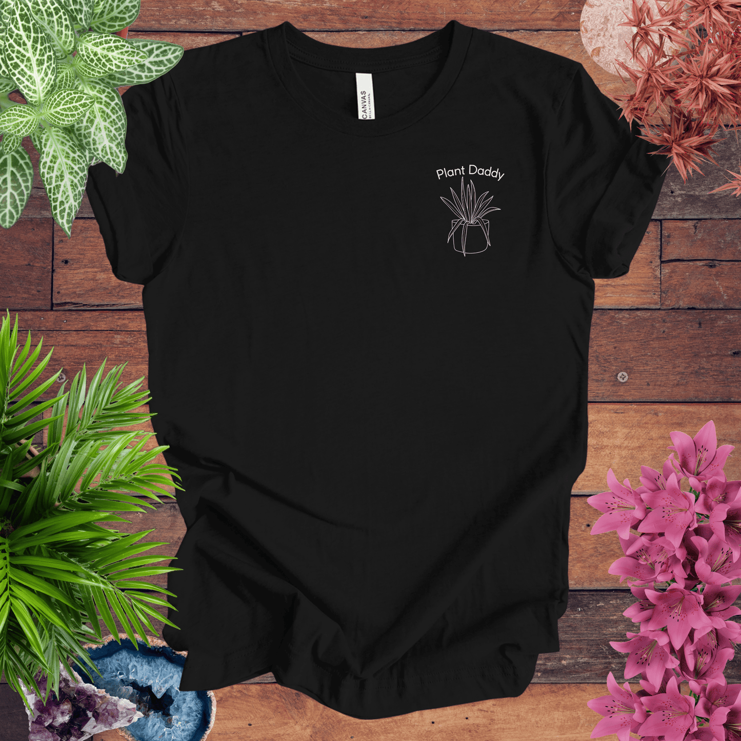 Printify T-Shirt Black / S Plant Daddy T-Shirt