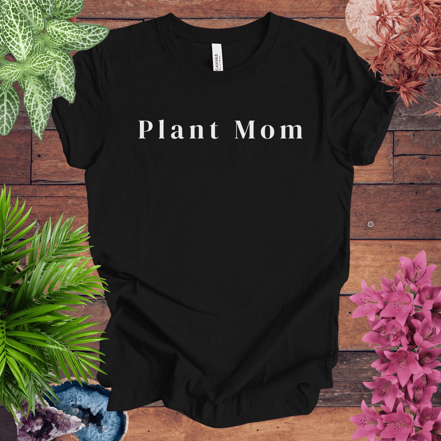 Printify T-Shirt Black / S Plant Mom T-Shirt