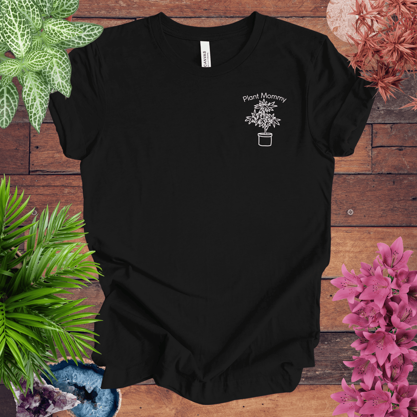 Printify T-Shirt Black / S Plant Mommy T-Shirt