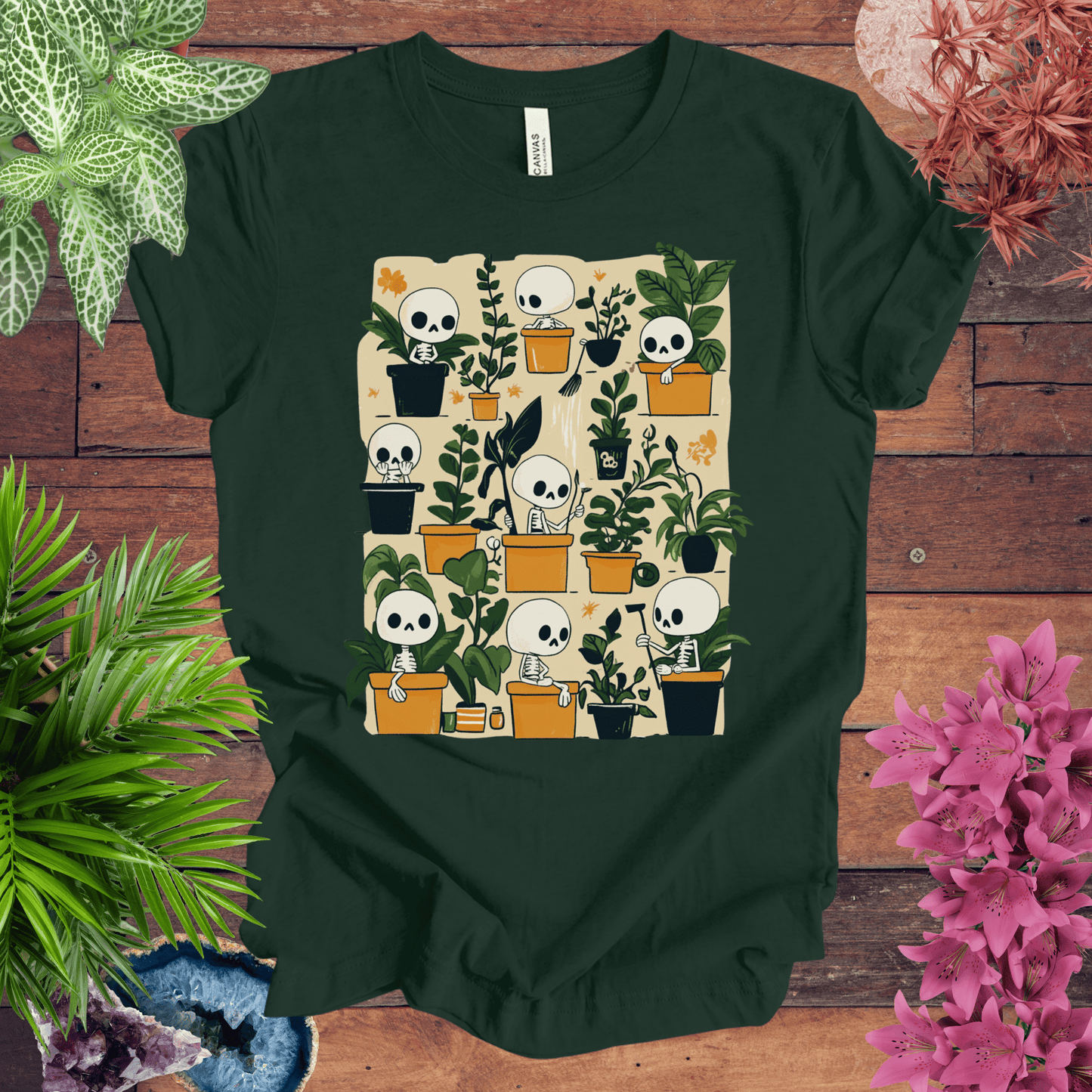Printify T-Shirt Bone to Pick with My Plants T-Shirt