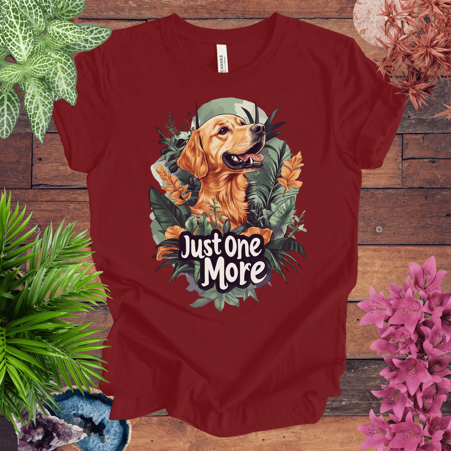 Printify T-Shirt Cardinal / S Just One More - Labrador Retriever Edition T-Shirt