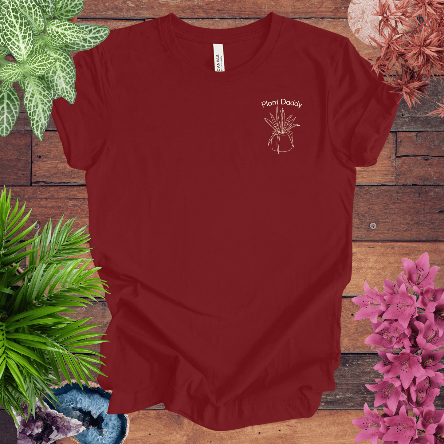 Printify T-Shirt Cardinal / S Plant Daddy T-Shirt
