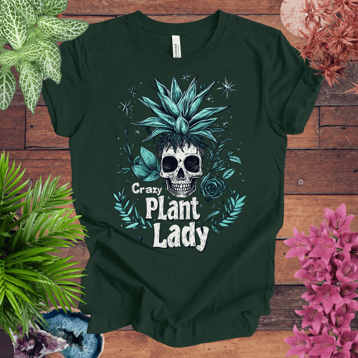 Printify T-Shirt Forest / S Crazy Plant Lady T-Shirt