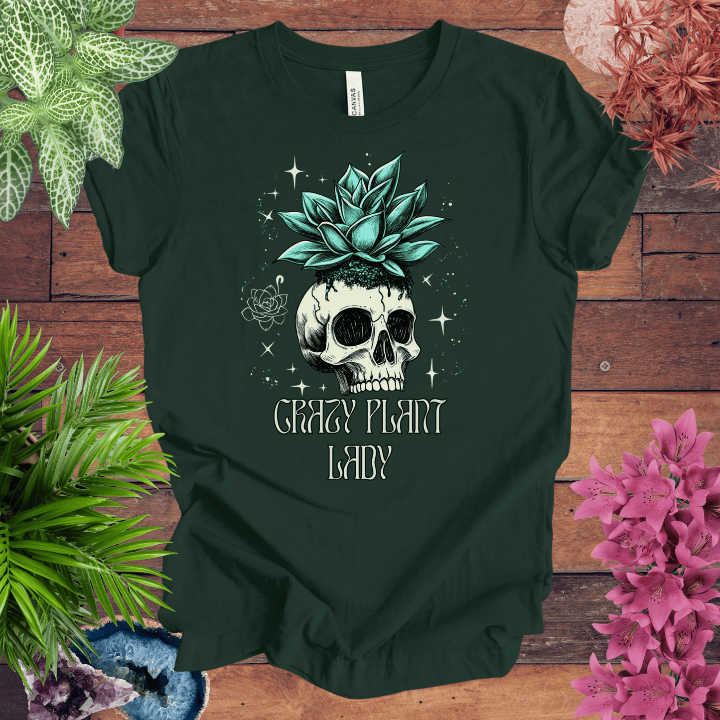 Printify T-Shirt Forest / S Crazy Plant Lady T-Shirt