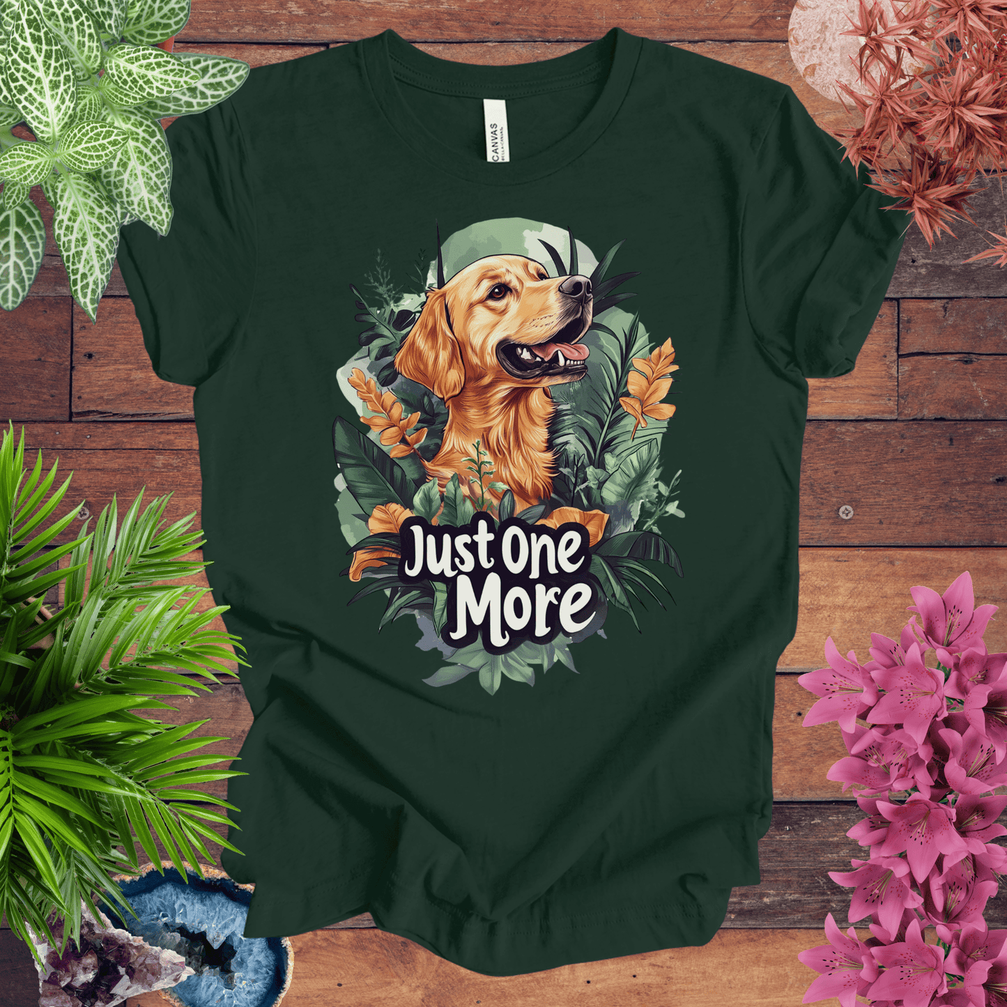 Printify T-Shirt Forest / S Just One More - Labrador Retriever Edition T-Shirt