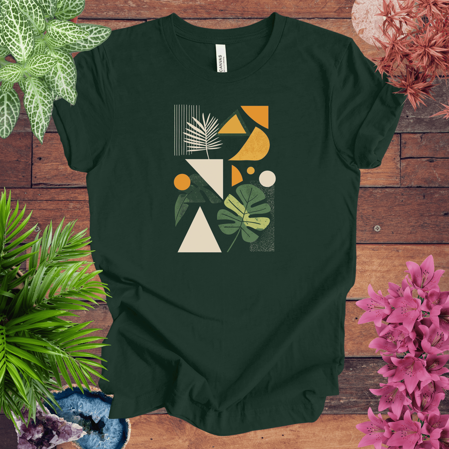 Printify T-Shirt Forest / S Modern Botanical Houseplant T-Shirt
