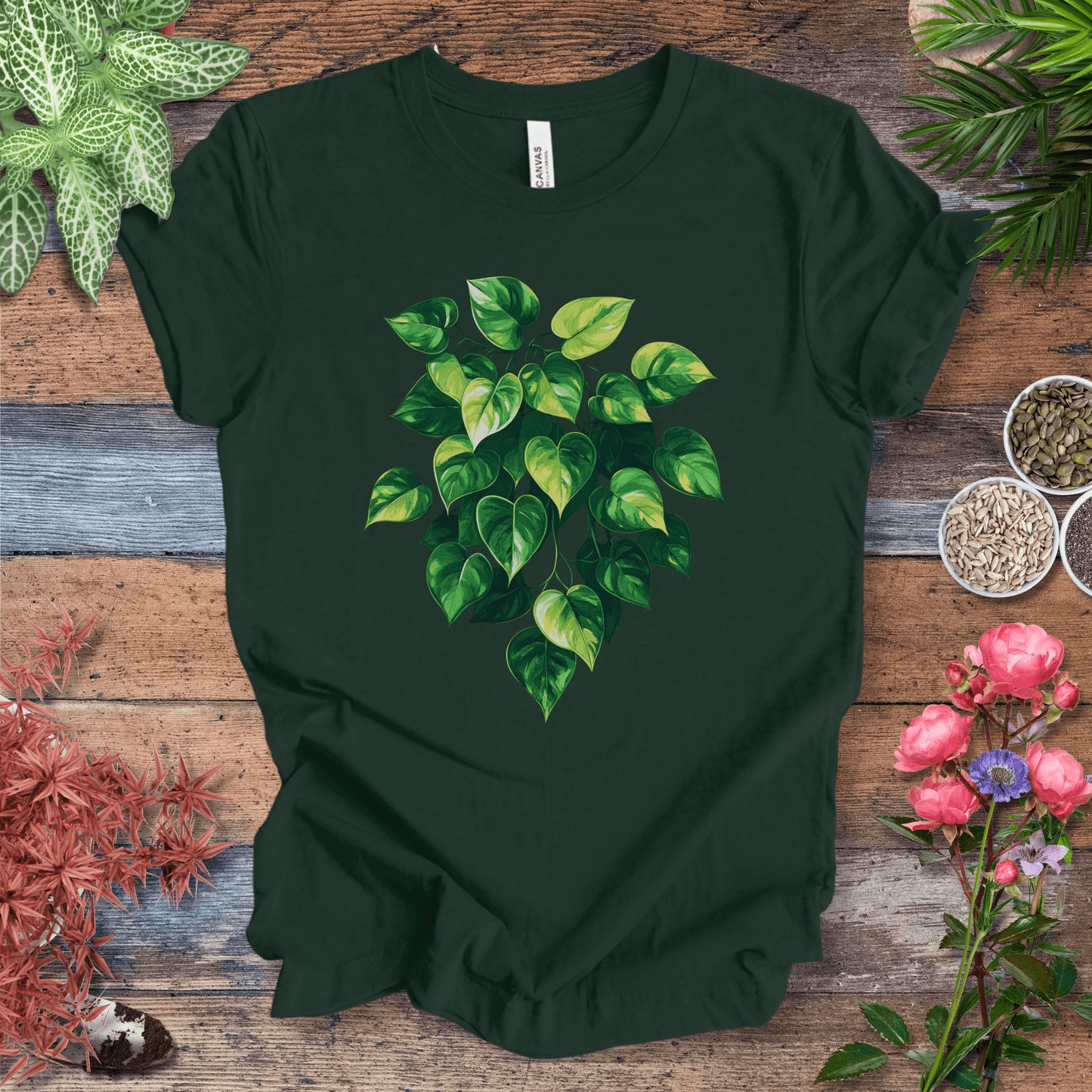 Printify T-Shirt Forest / S Neon Dream Botanical T-Shirt