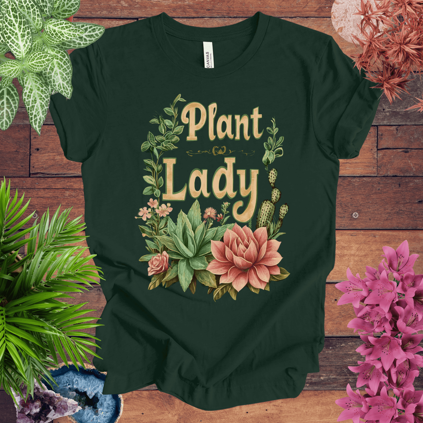 Printify T-Shirt Forest / S Plant Lady T-Shirt