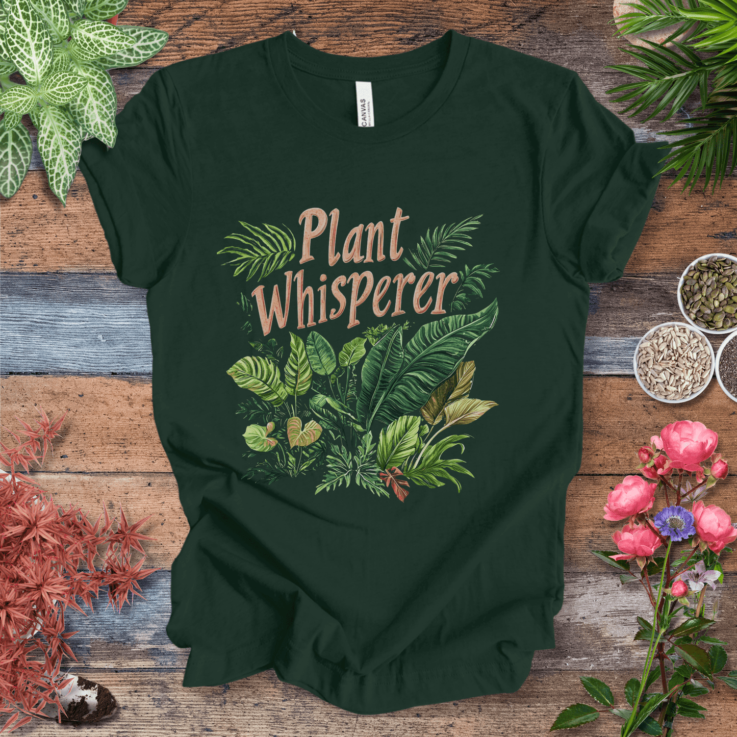 Printify T-Shirt Forest / S Plant Whisperer Tropical Luxe Jungle T-Shirt