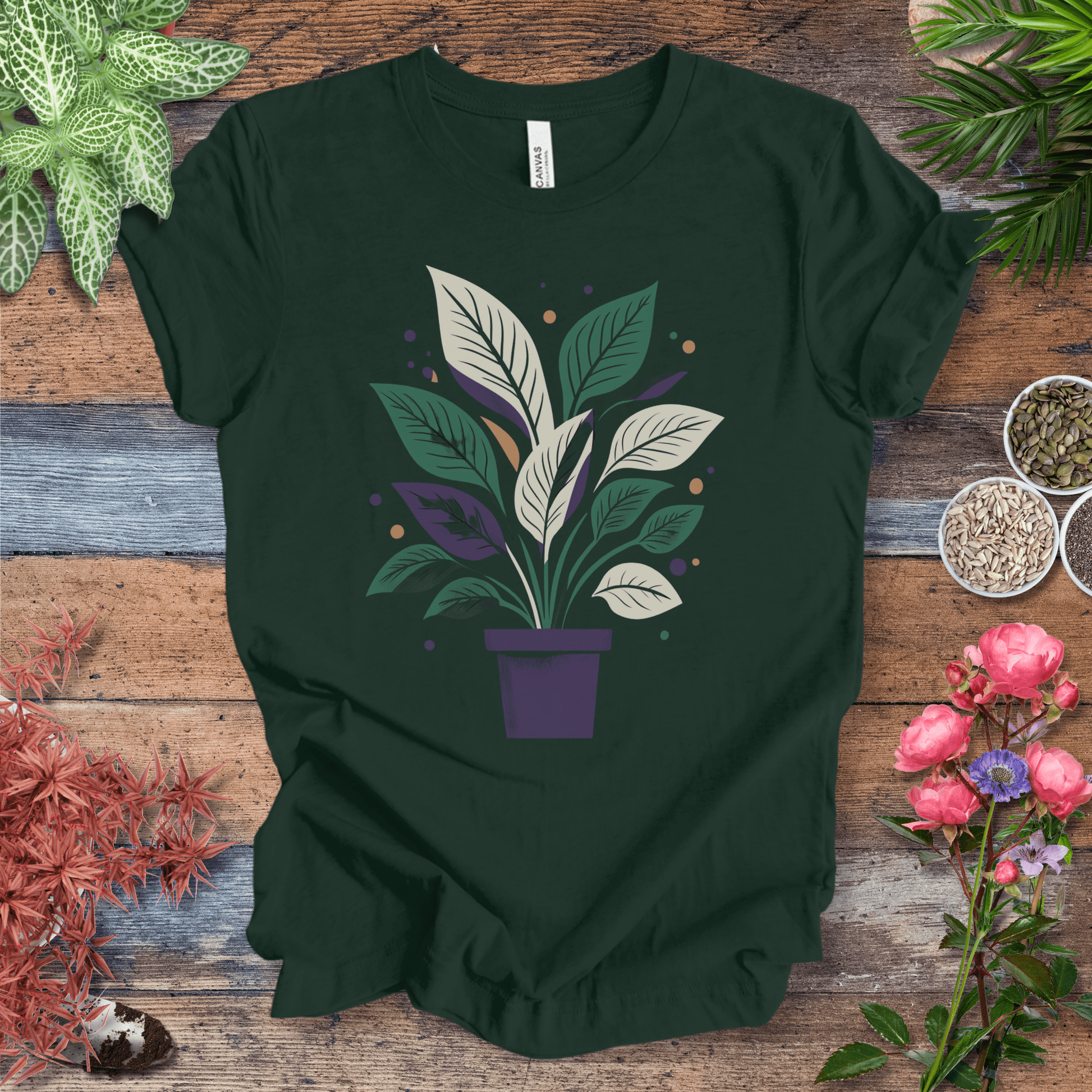 Printify T-Shirt Forest / S Potted Plant Aesthetic T-Shirt