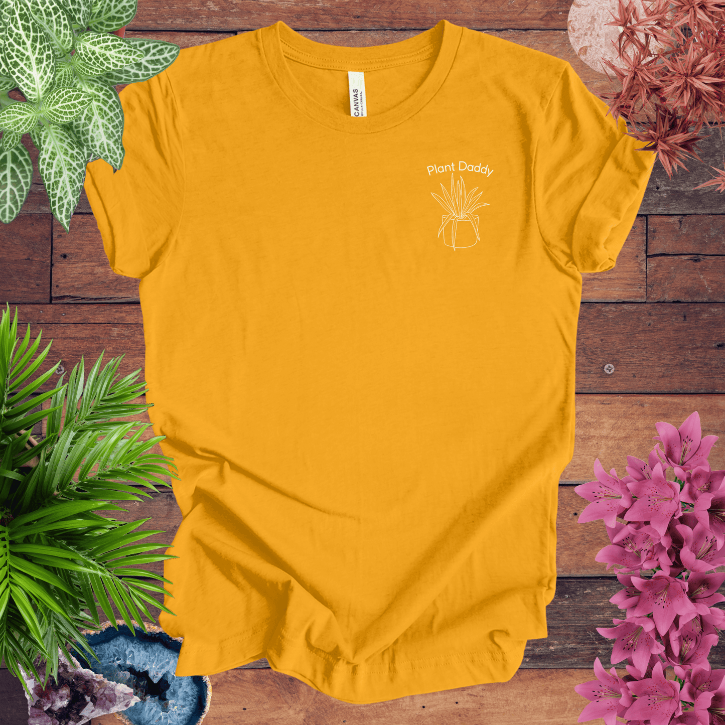 Printify T-Shirt Gold / S Plant Daddy T-Shirt