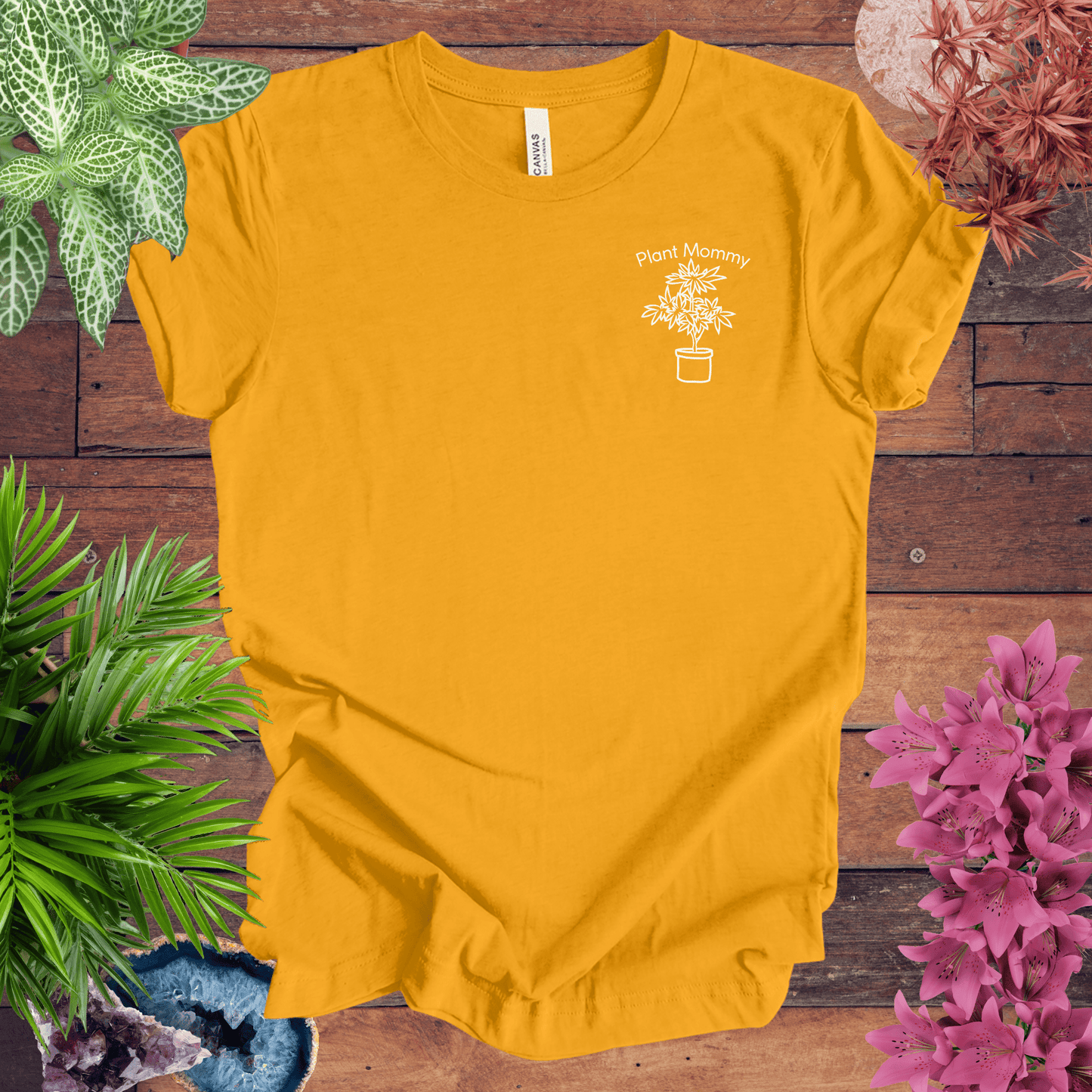 Printify T-Shirt Gold / S Plant Mommy T-Shirt