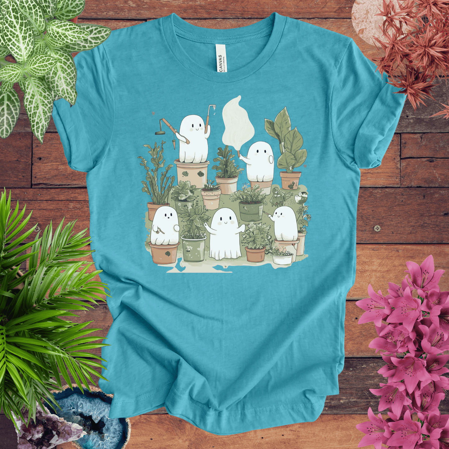 Printify T-Shirt Heather Aqua / S Phantom Plant Parent T-Shirt