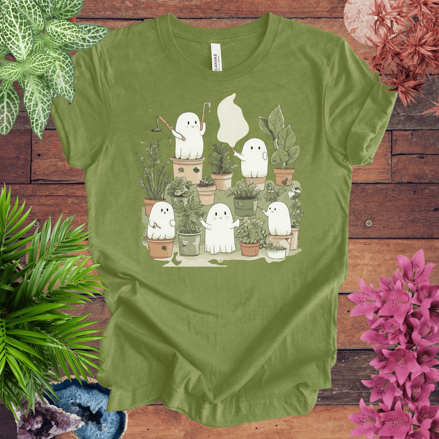 Printify T-Shirt Heather Green / S Phantom Plant Parent T-Shirt