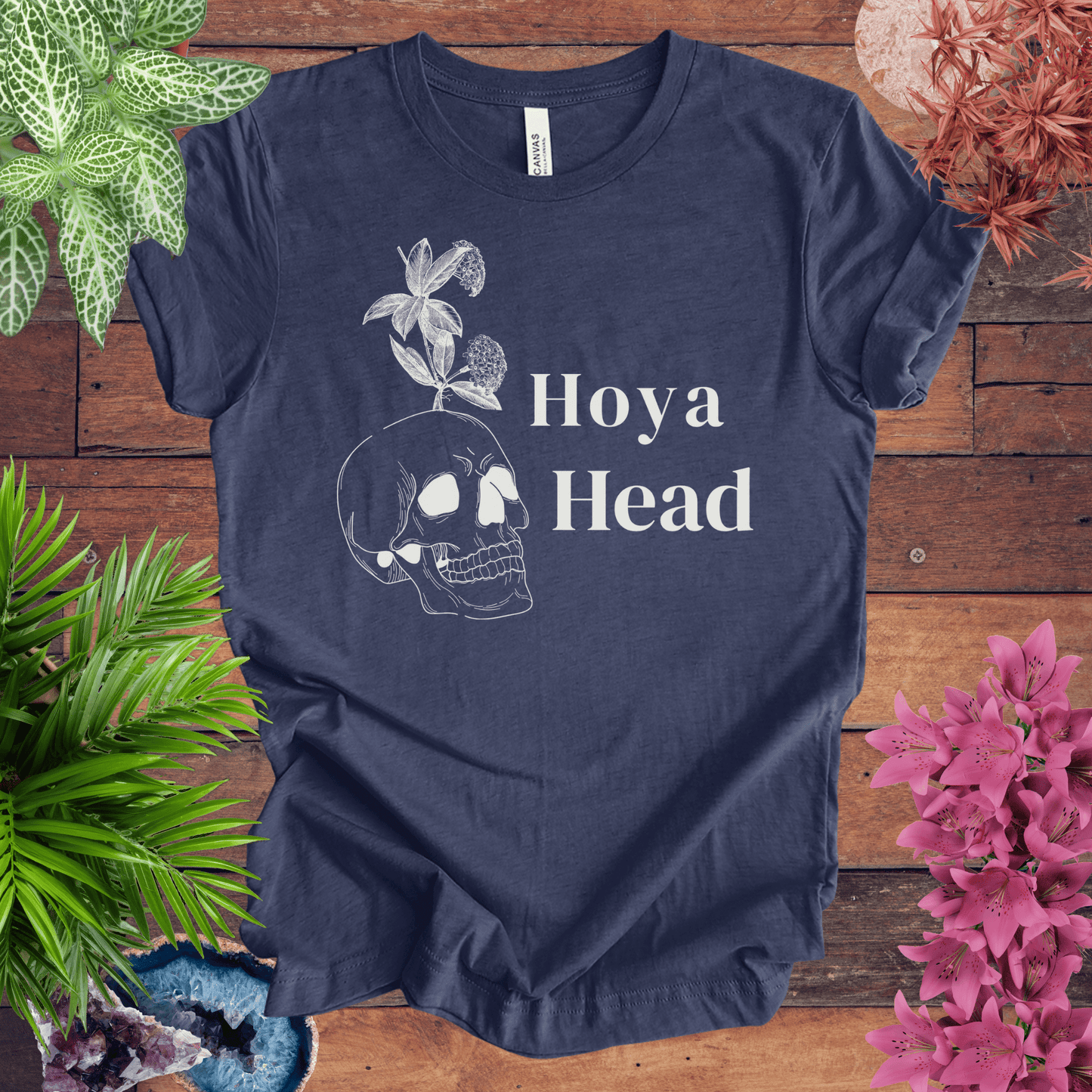Printify T-Shirt Heather Navy / S Hoya Head T-Shirt