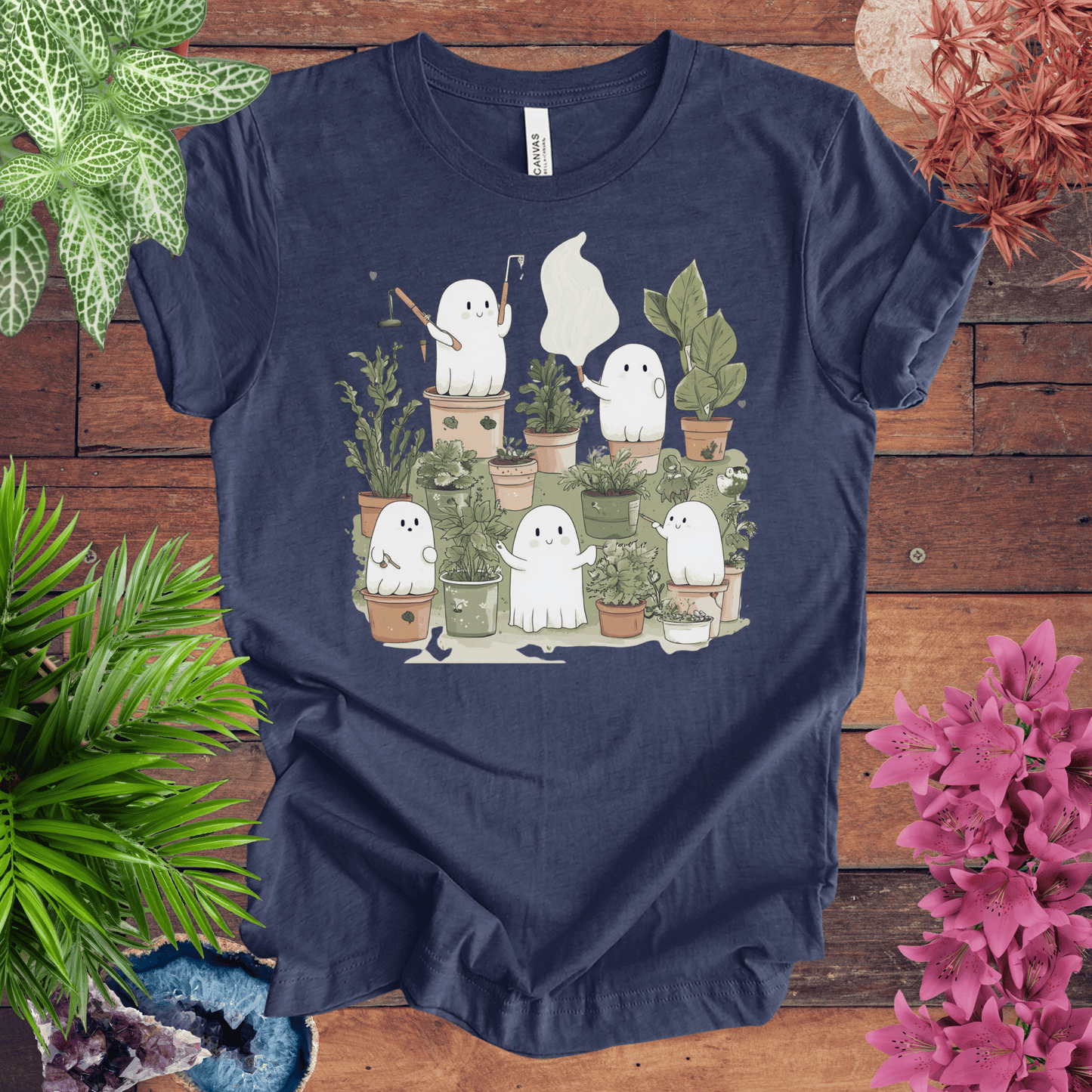 Printify T-Shirt Heather Navy / S Phantom Plant Parent T-Shirt