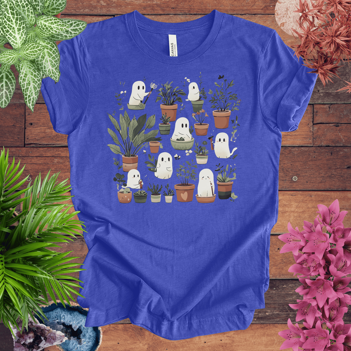 Printify T-Shirt Heather True Royal / S Boo-tanical Garden T-Shirt