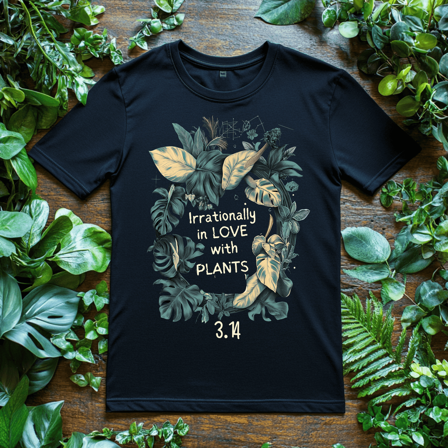Printify T-Shirt Pi Day Plant Lover T-Shirt