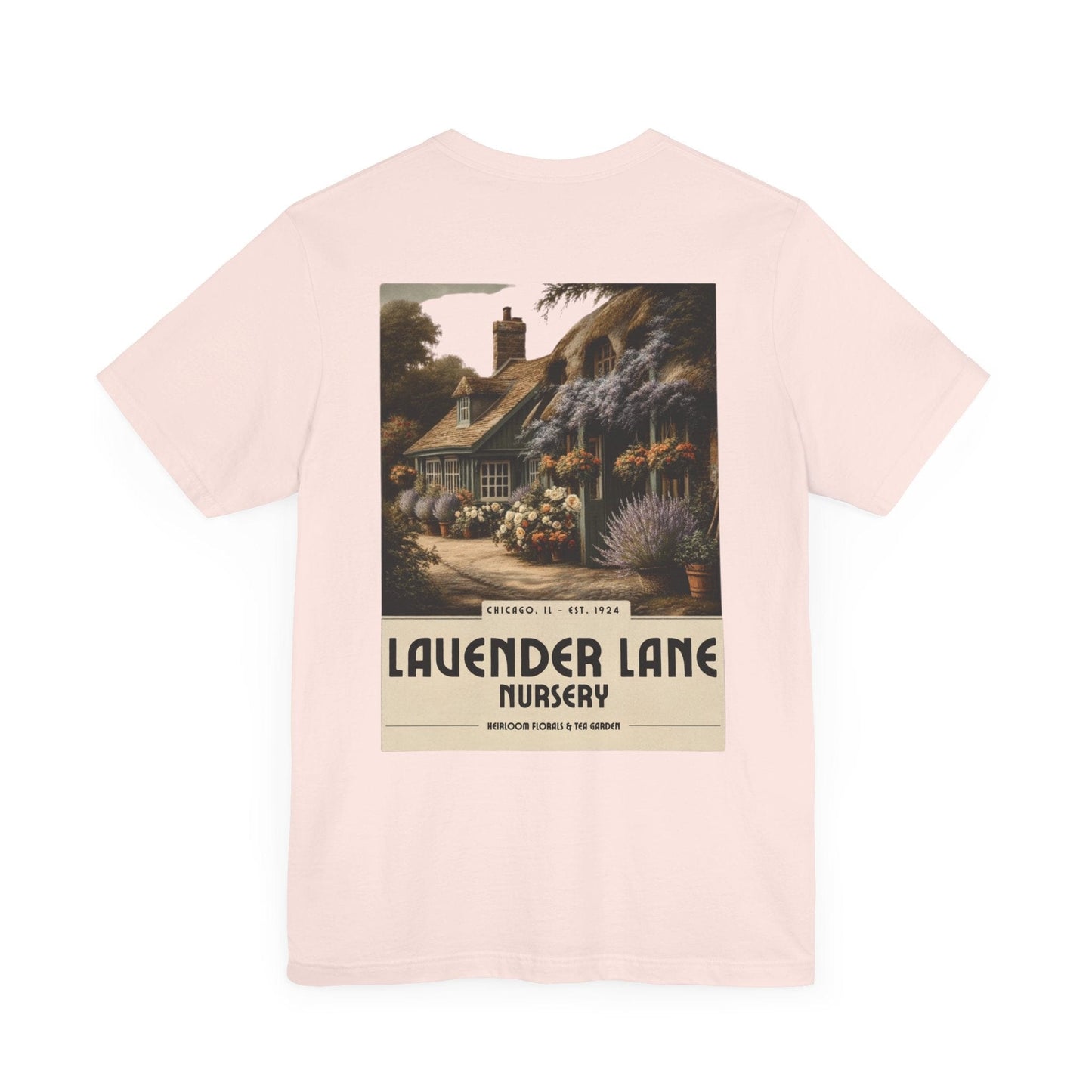 Printify T-Shirt Soft Pink / S Lavender Lane Nursery Vintage Tee | Heirloom Floral T-Shirt