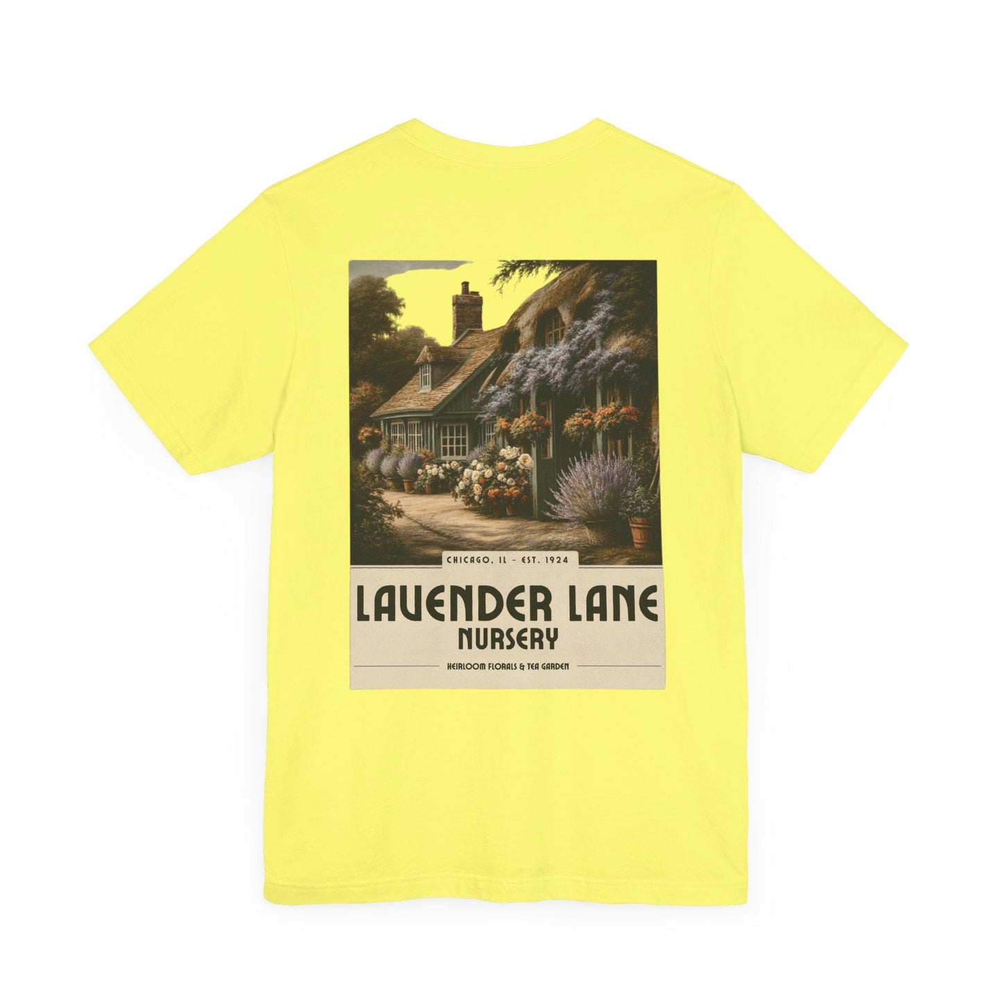 Printify T-Shirt Yellow / S Lavender Lane Nursery Vintage Tee | Heirloom Floral T-Shirt
