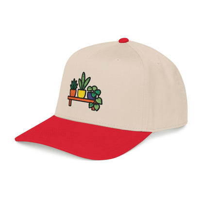 Tiny Plant Shelf Embroidered Hat - Plant Lover Gift