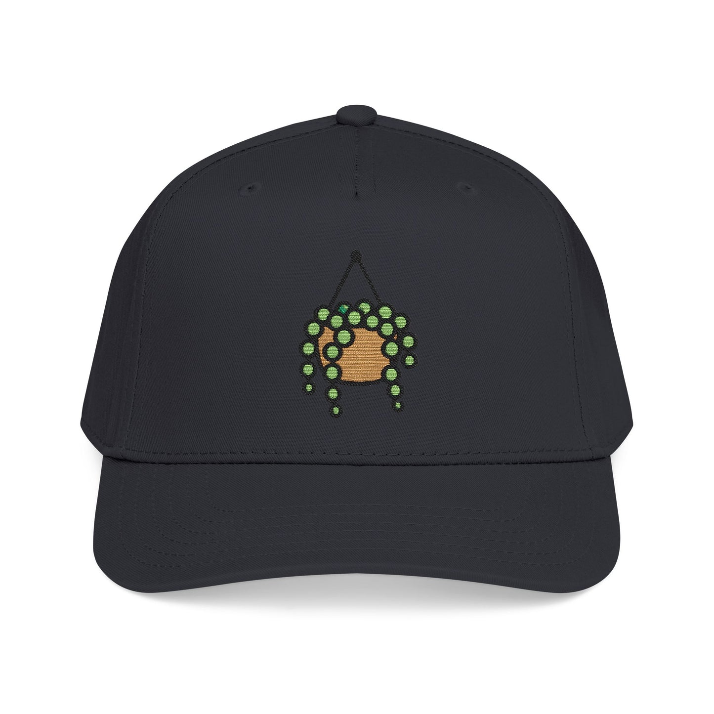 String of Pearls Embroidered Hat - Plant Lover Gift