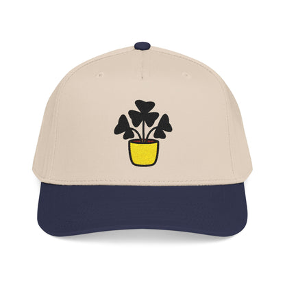 Oxalis Charm Embroidered Hat - Plant Lover Gift