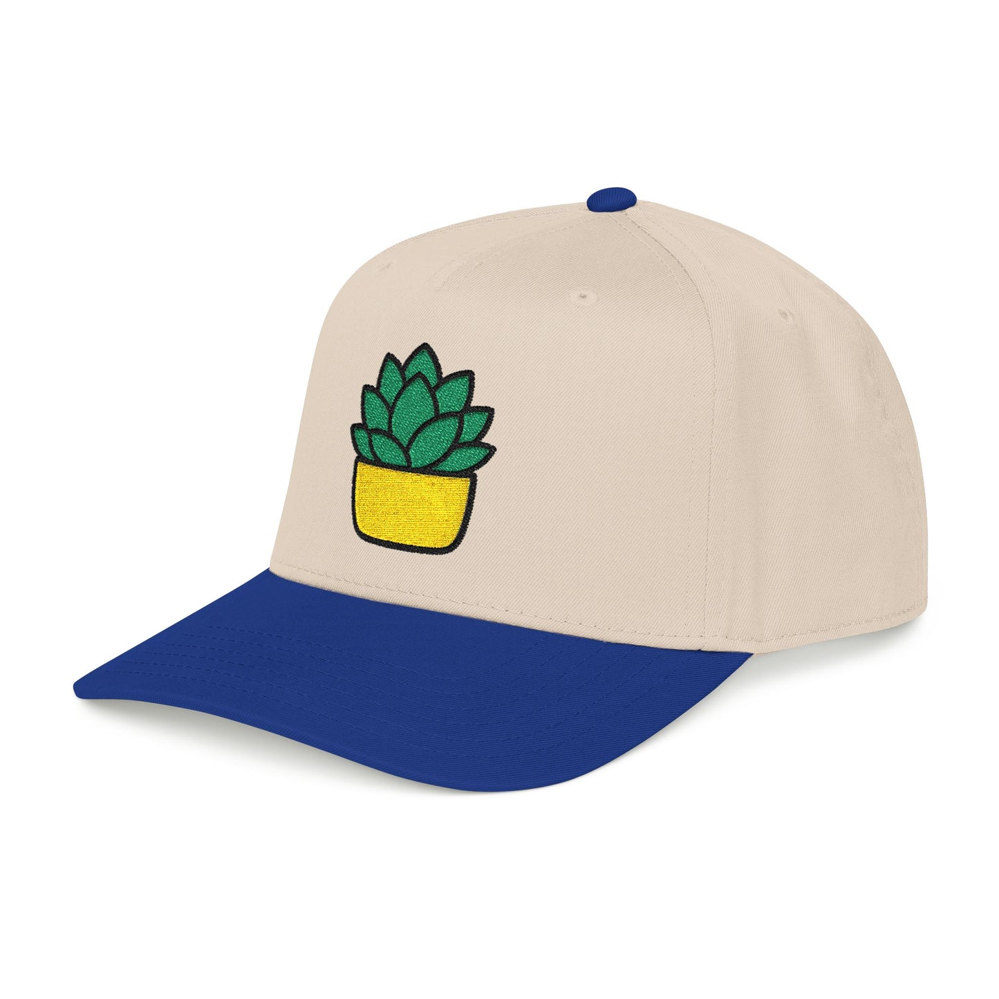 Succulent Rosette Embroidered Hat - Plant Lover Gift