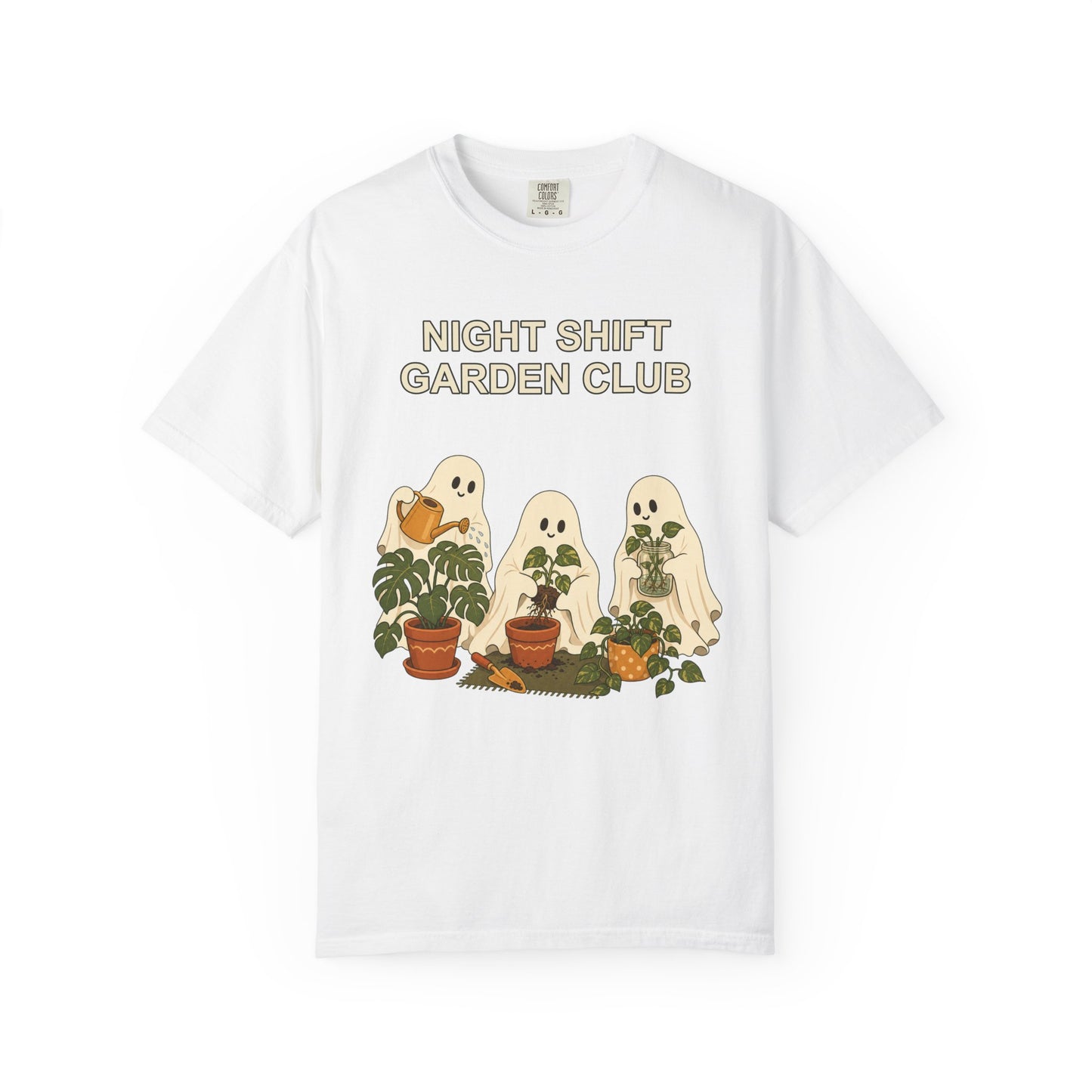 Ghost Gardening Halloween Shirt - Plant Lover Tee