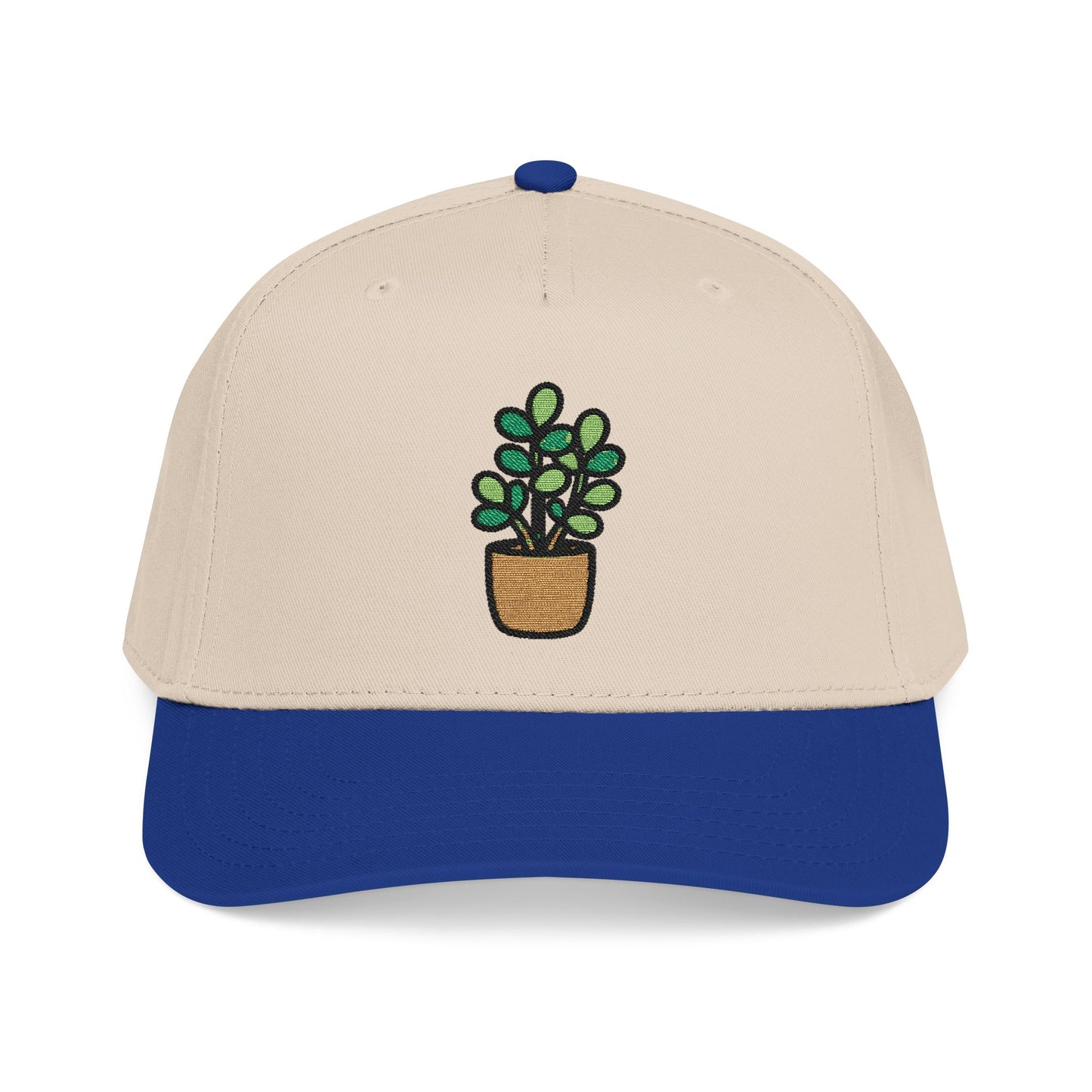 Jade Plant Embroidered Hat - Plant Lover Gift