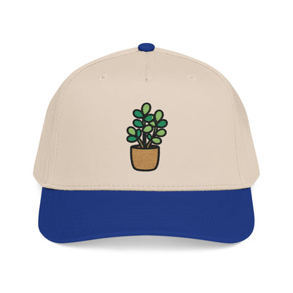 Jade Plant Embroidered Hat - Plant Lover Gift