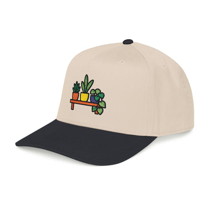 Tiny Plant Shelf Embroidered Hat - Plant Lover Gift