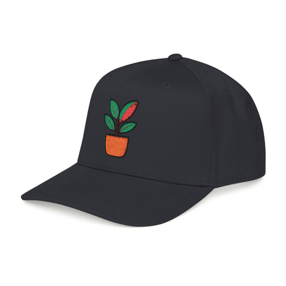 Rubber Plant Pop Embroidered Hat - Plant Lover Gift