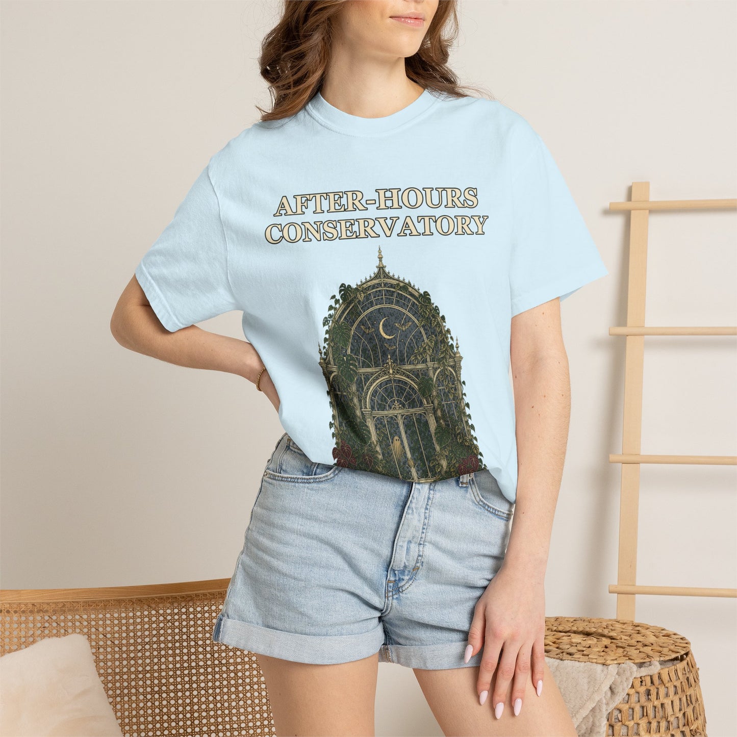 Gothic Greenhouse Halloween Shirt - Botanical Tee