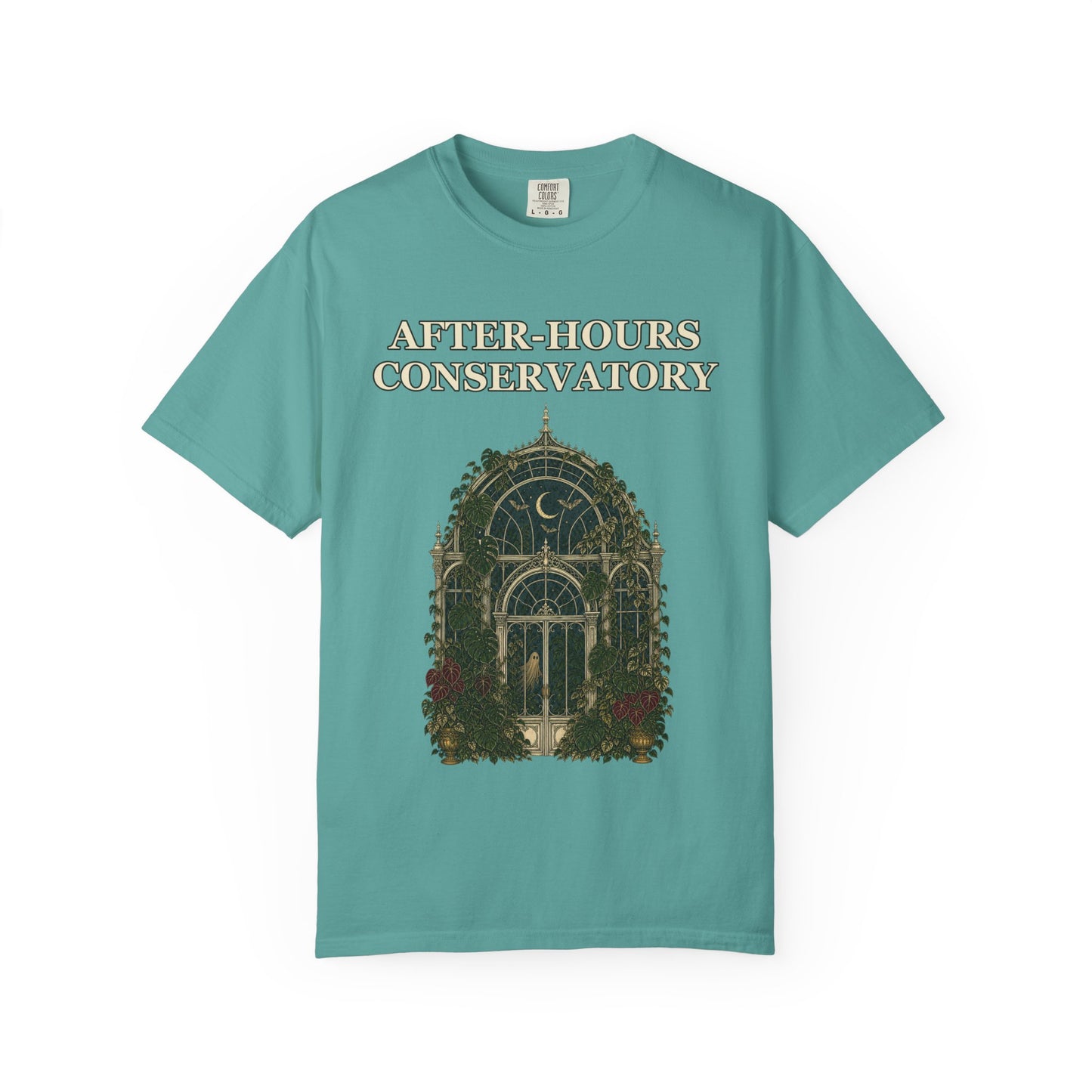 Gothic Greenhouse Halloween Shirt - Botanical Tee